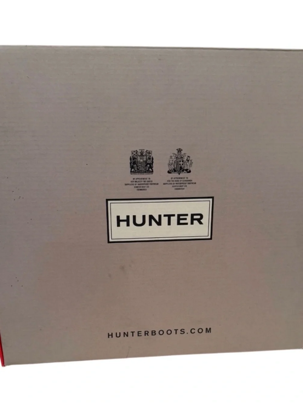 HUNTER ments black Rubber Boat Shoe, NEW WITH TAGS